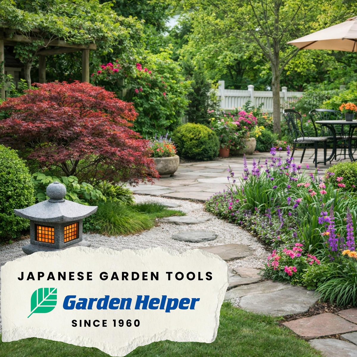 Garden Helper small rake for leaves between pavers