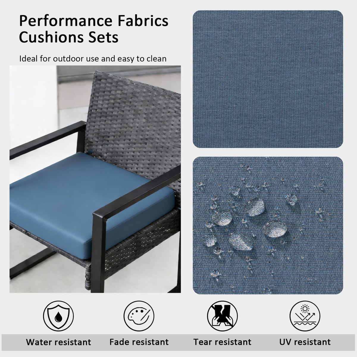 Garden lucky 30D high-rebound foam core provides supportive bounce