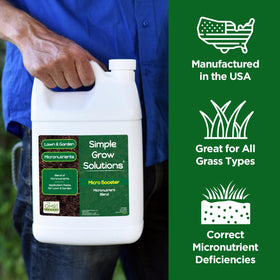 Garden plants fed with Micro Booster support healthy growth and color.