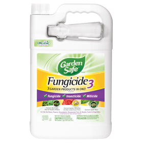 Garden Safe Fungicide3 product bottle showing a versatile ready-to-use solution for plants