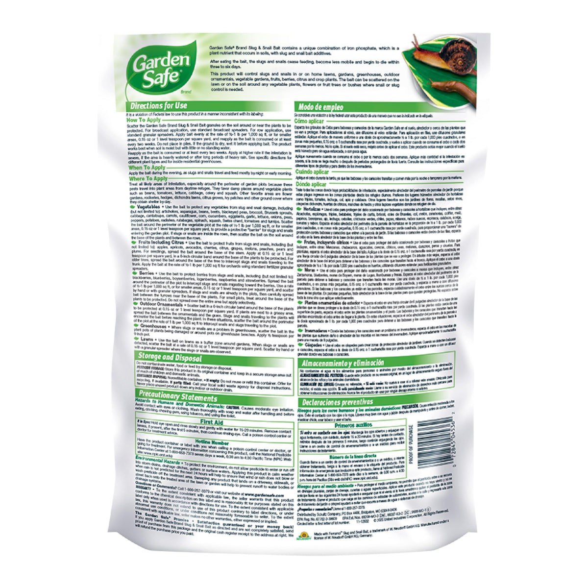 Garden Safe greenhouse use demonstrated for year-round slug and snail management.