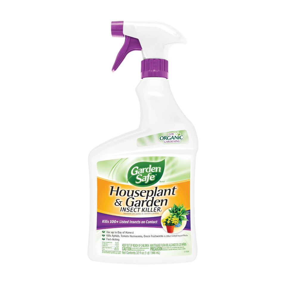 Garden Safe insect killer2 bottle front ready for home and garden pest control