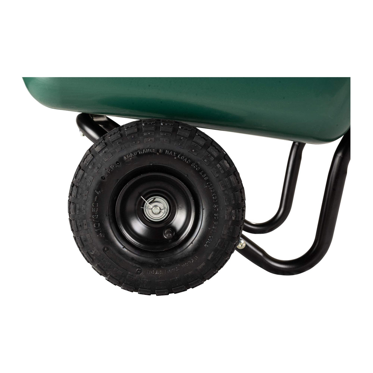 Garden Star 70019 rust-proof poly tray with 4 cubic feet capacity for mulch and soil