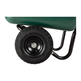 Garden Star 70019 rust-proof poly tray with 4 cubic feet capacity for mulch and soil