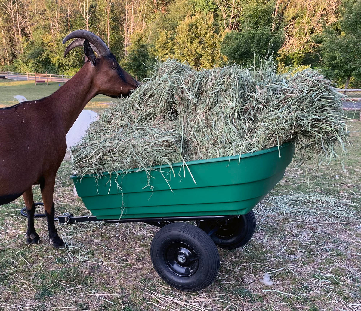 Garden Star Tow Barrow Cart is easy to assemble for quick setup.