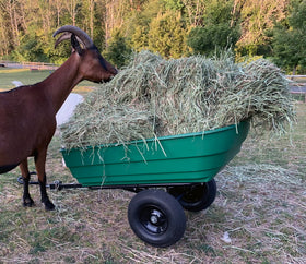 Garden Star Tow Barrow Cart is easy to assemble for quick setup.