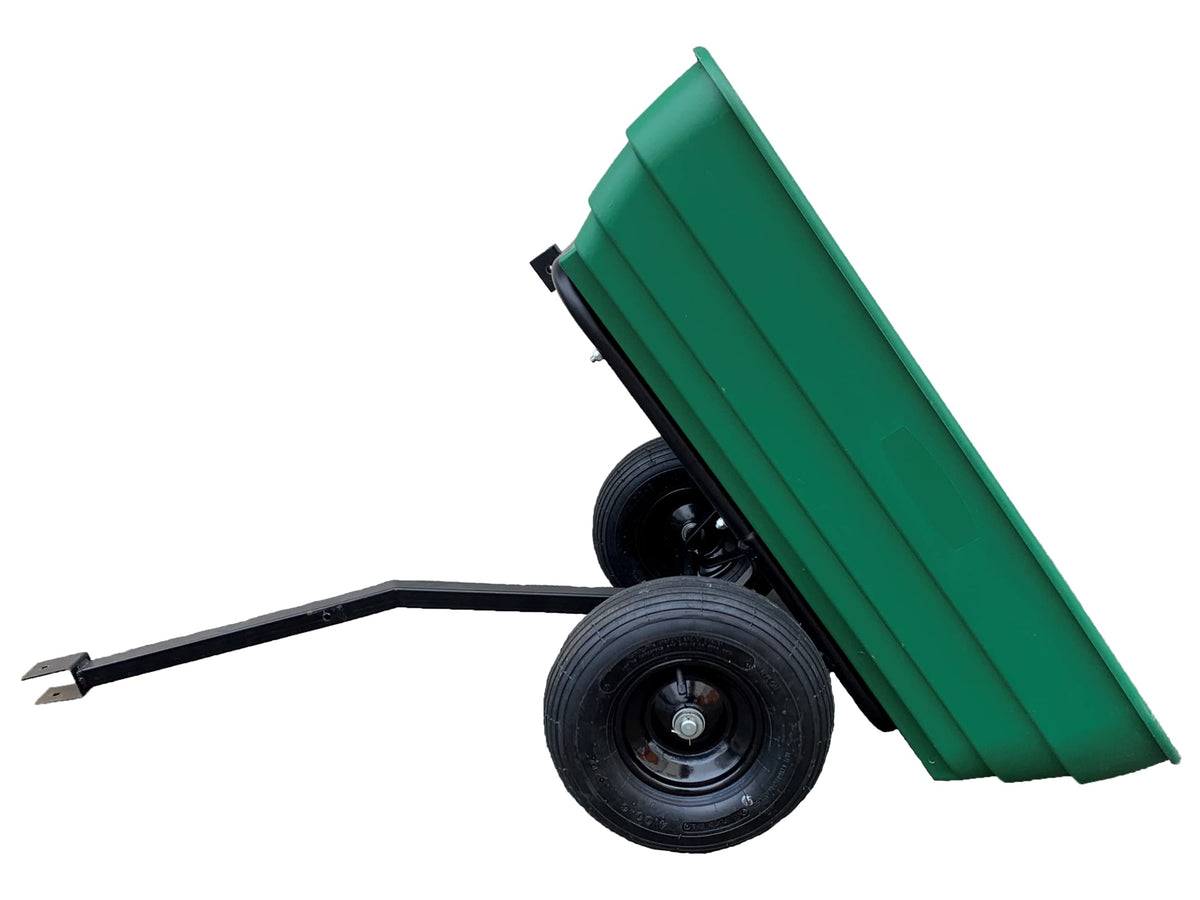 Garden Star Tow Barrow Cart with powder-coated steel frame for durability.