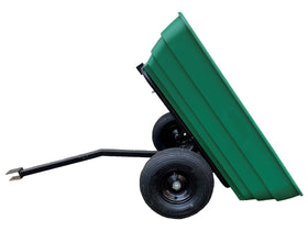 Garden Star Tow Barrow Cart with powder-coated steel frame for durability.