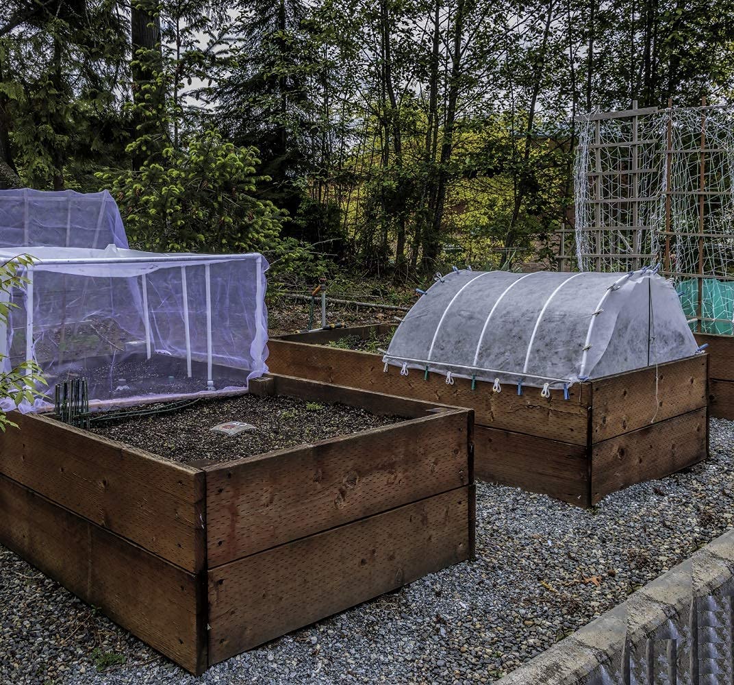 Garden Tailor pond and bed netting shields plants and ponds