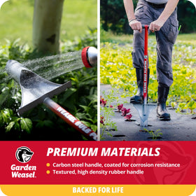 Garden Weasel Bulb Planter uses durable design with USA packaging.