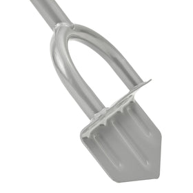 Rust-resistant carbon steel frame ensures durability for garden tasks.