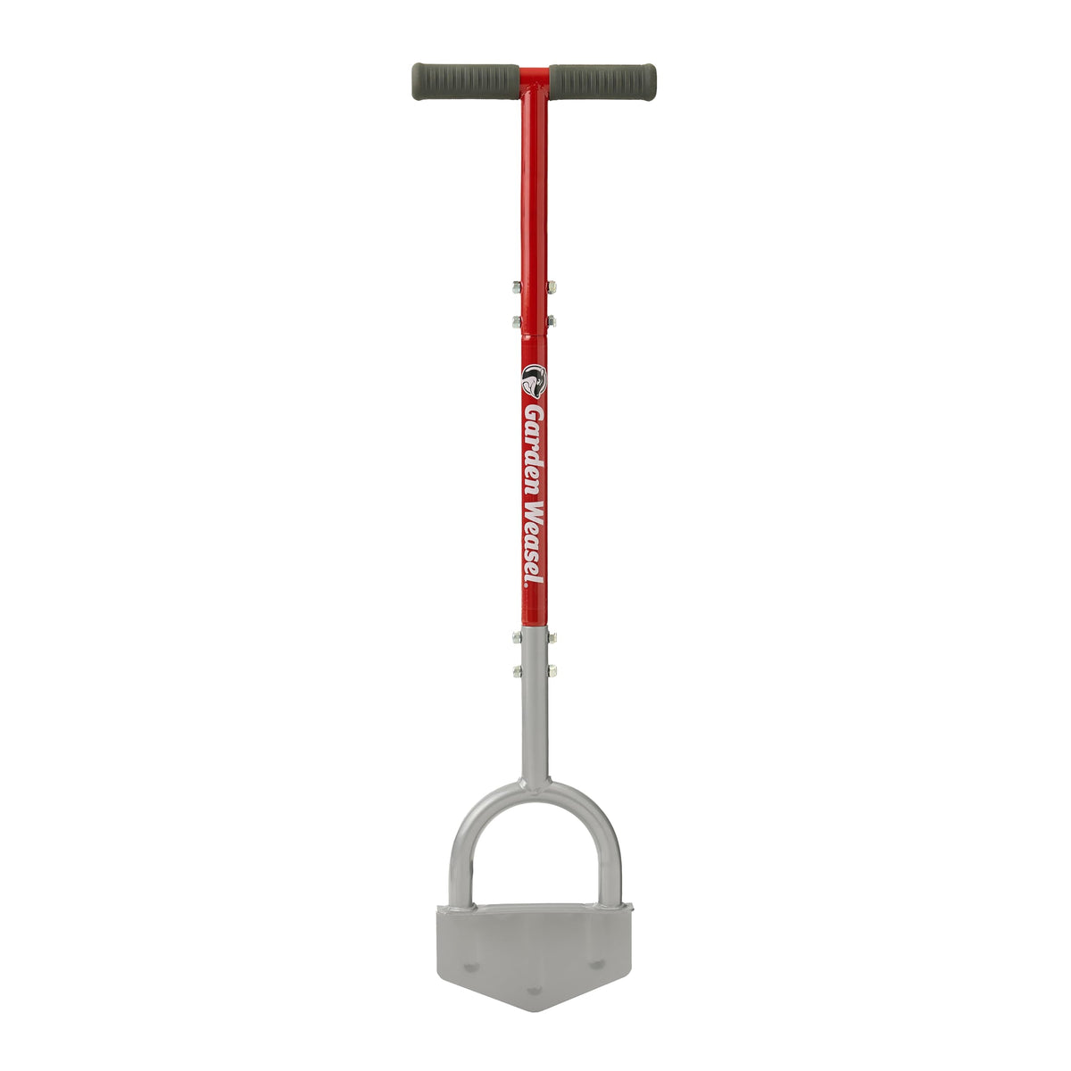Edging in use shows a clean border along a path with Garden Weasel Edger-Chopper.