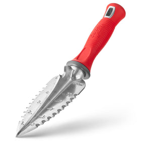 Garden Weasel multi-use transplanter digs precise planting holes for seedlings.