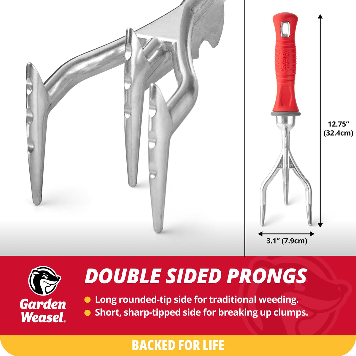 Garden Weasel ready-to-use bed prep with tines for planting