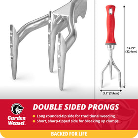 Garden Weasel ready-to-use bed prep with tines for planting