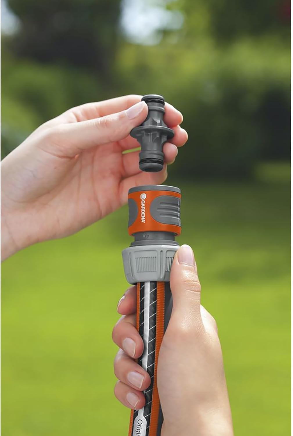 Gardena extension joint waterproof connection ensuring leak-free operation