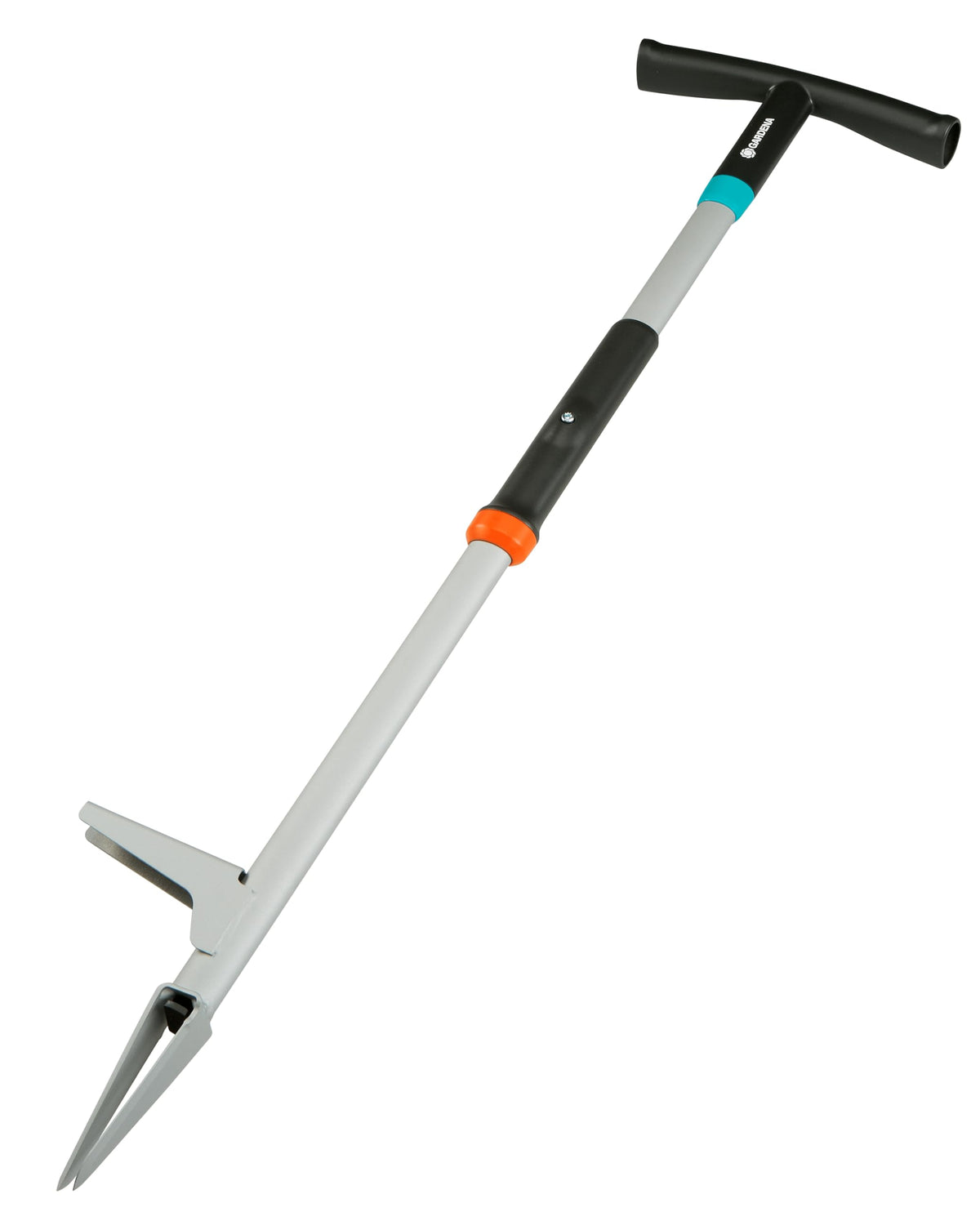 Gardena Weed Puller with standing ergonomic design for easy upright weeding.