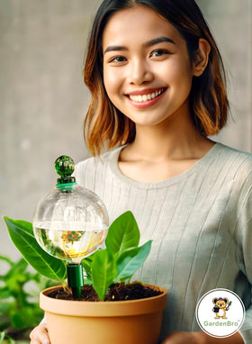 Gardenbro automatic water release support for indoor plant care