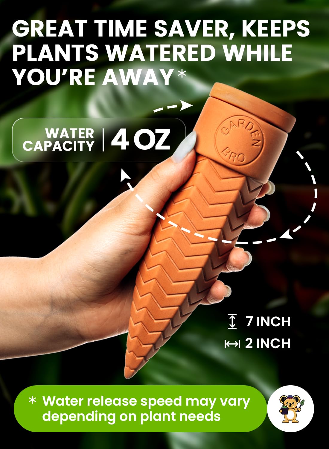 GARDENBRO eight-piece set designed for 8-inch pots and larger.