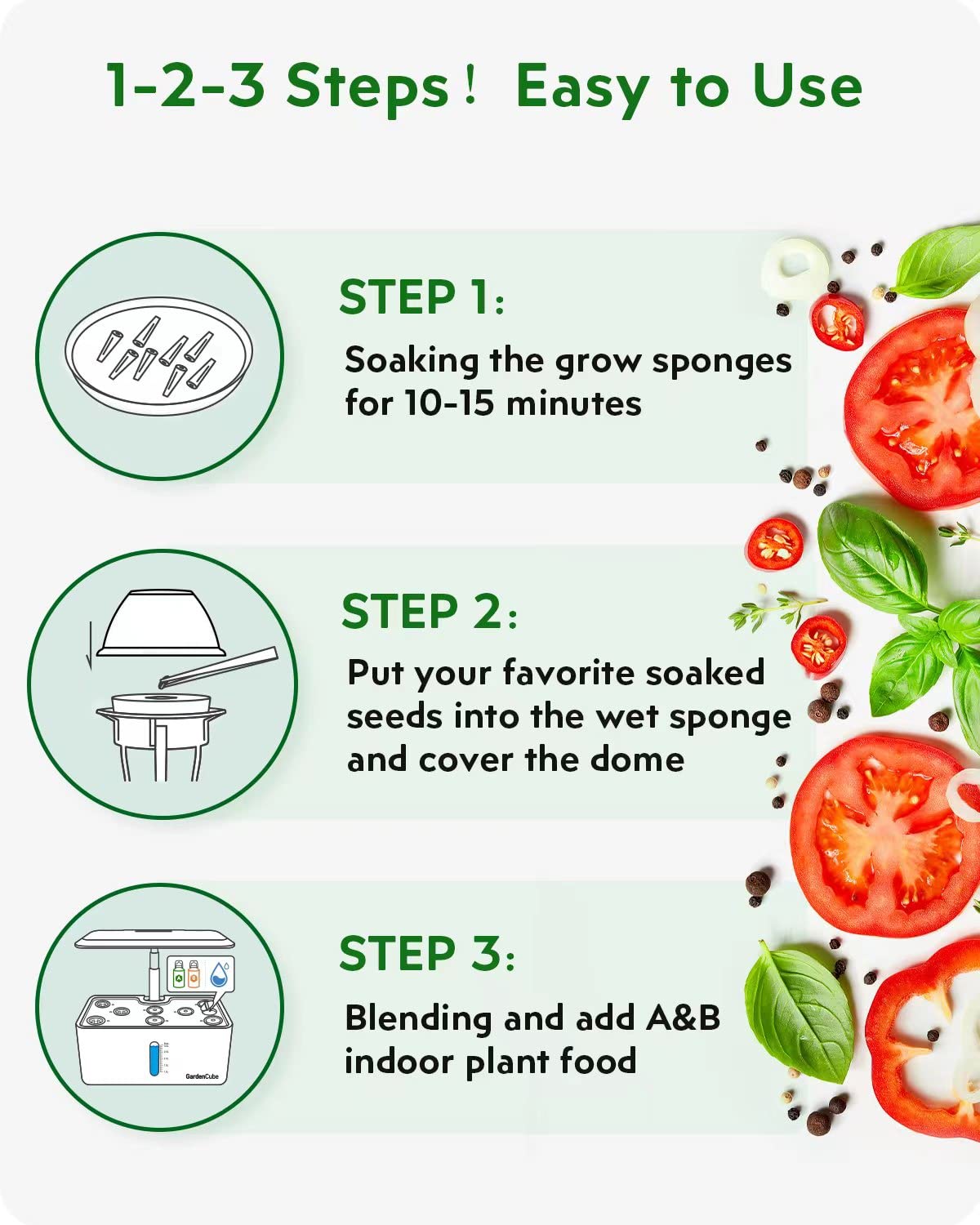GARDENCUBE 40 grow domes showing humidity control for better germination.