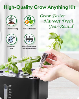 GARDENCUBE 40 grow sponges highlighting mineral-rich root environment for healthy plants.