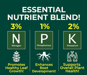 Gardenera liquid fertilizer being mixed for balanced indoor plant nutrition