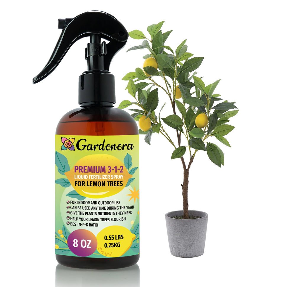 Gardenera lemon-tree-spray-bottle ready-to-use fertilizer mist for lemon trees.