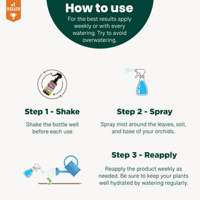 Gardenera ready-to-use mist enables easy weekly feeding for citrus trees