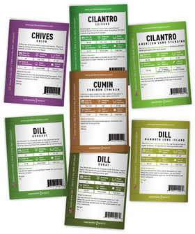 Gardeners Basics apothecary herbs selection with lavender, echinacea, sage