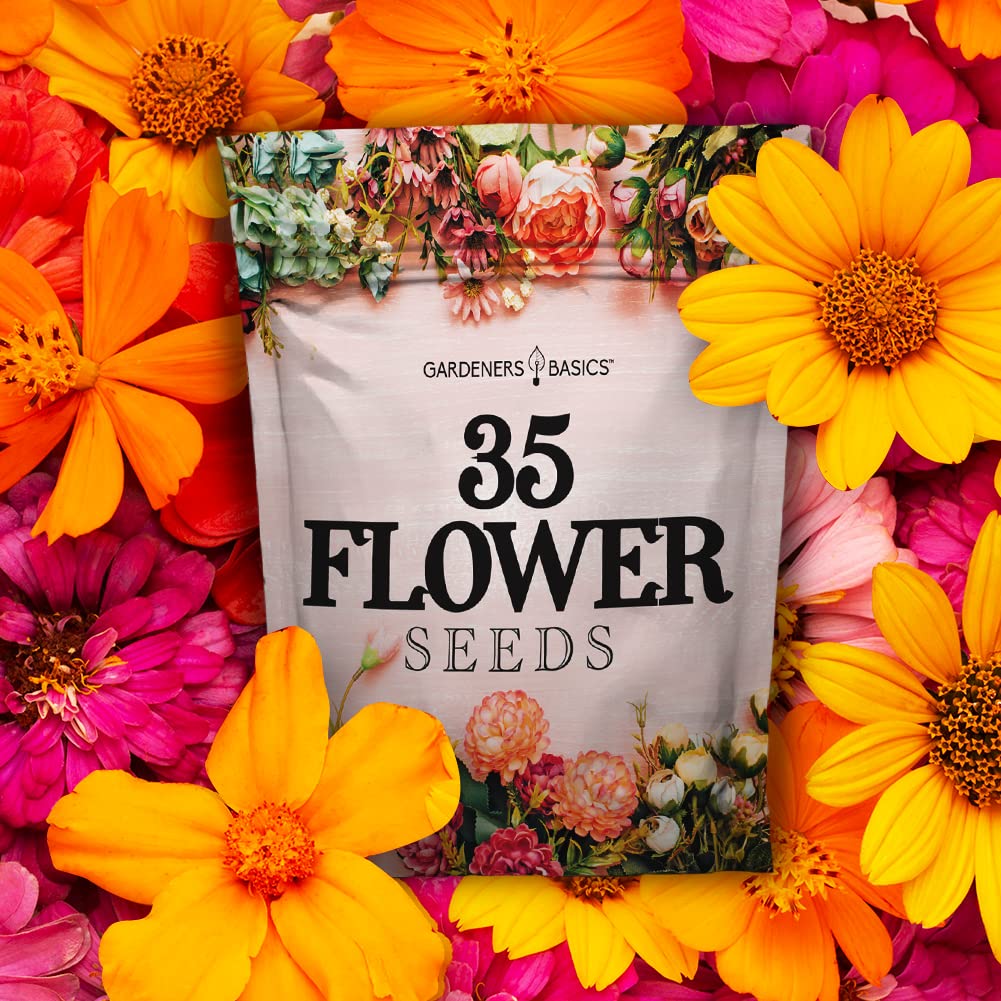Giftable Gardeners Basics seed pack in a neat bag, ideal for gifting gardeners.