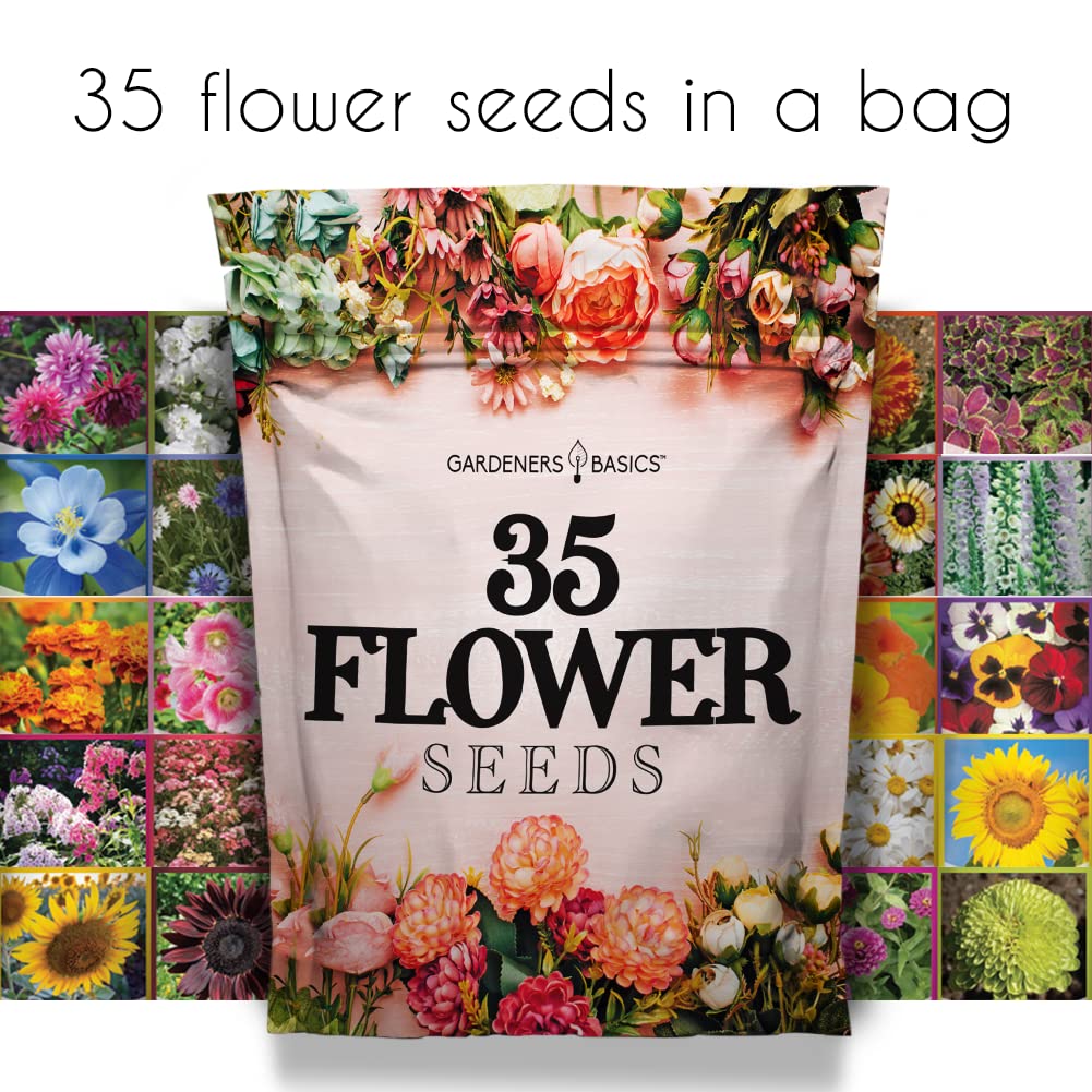 Heirloom, open-pollinated seeds from Gardeners Basics for future plantings.