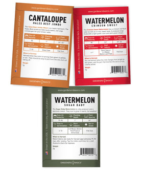 Gardeners Basics Crimson Sweet watermelon seed pack for fresh summer fruit