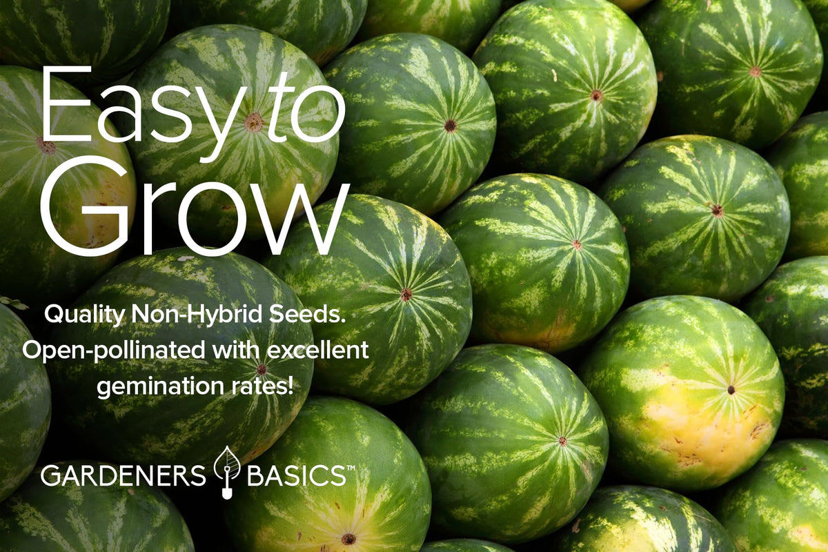 Gardeners Basics USA-grown heirloom seeds ready to plant