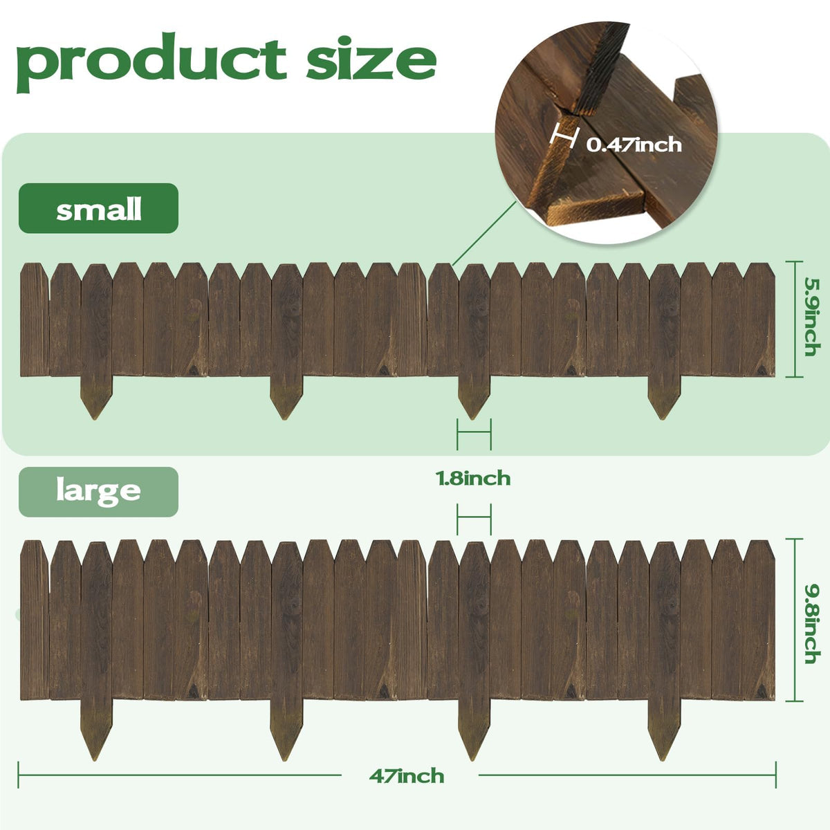 GardenFlow charred wood close‑up highlights durability against moisture and weather.