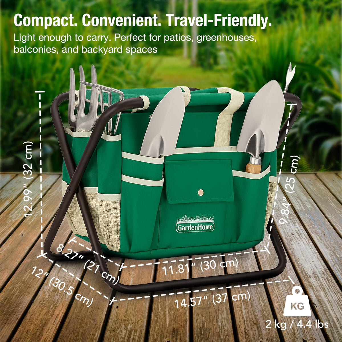 GardenHOME stainless steel hand tools with durable heads for tough garden work