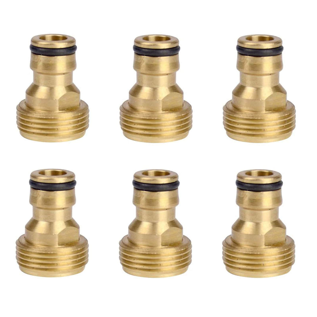 Gardeningwill brass nozzle with quick-connect in durable irrigation setups