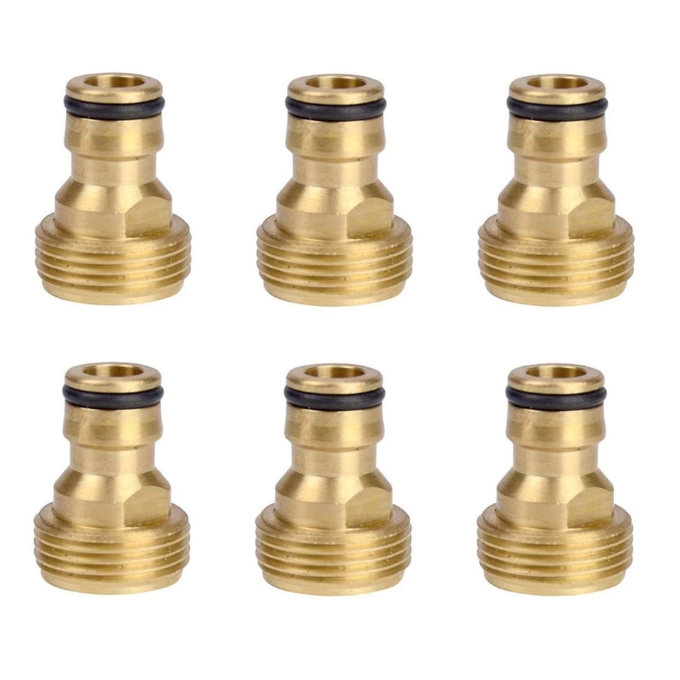 Gardeningwill brass nozzle with quick-connect in durable irrigation setups