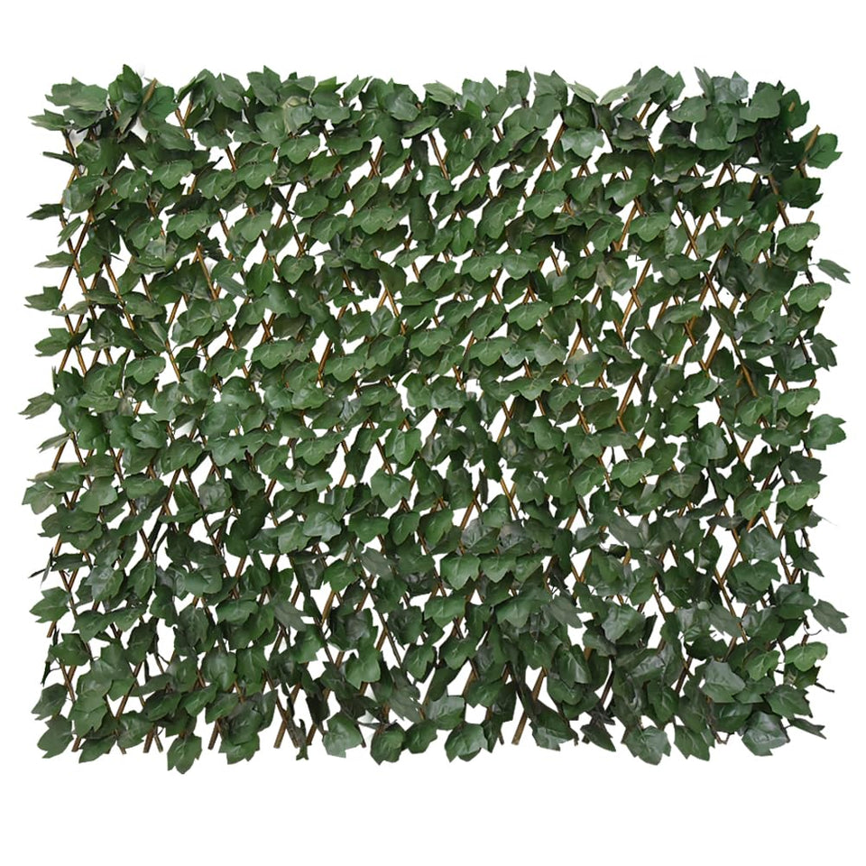 Garden Land expandable fence privacy screen with faux ivy for balcony privacy and airflow