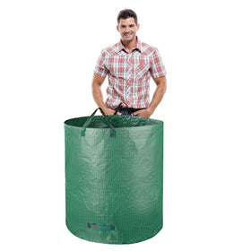 GardenMate 132-gallon capacity bags hold large yard waste with ease.