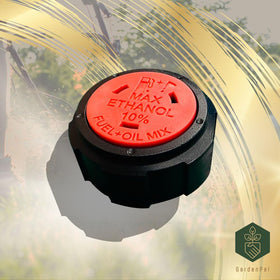 GardenPal fuel cap packaging ready to install with clear compatibility details.