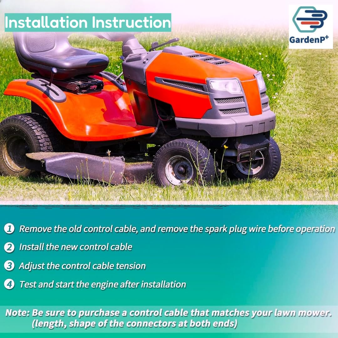GardenP+ Cub Cadet CC30 mini rider connection view.