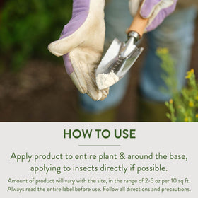 Garden Safe label shows indoor and outdoor use.