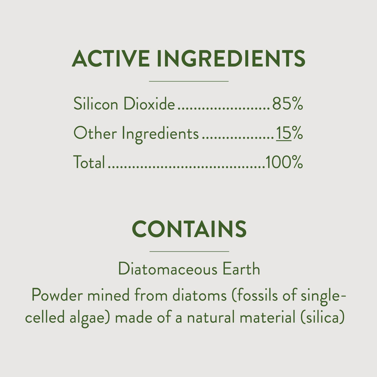 Garden Safe powdery granules coat insect exoskeletons.