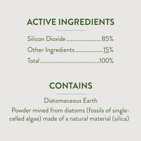 Garden Safe powdery granules coat insect exoskeletons.