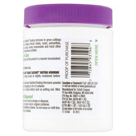 Garden Safe TakeRoot measuring cap assists precise dosage for plants.