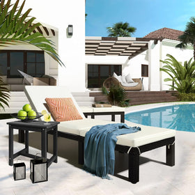 Gardenstar Adirondack Square Side Table during assembly, simple and fast setup.