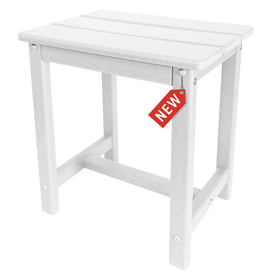 GARDENSTAR Adirondack square side table being assembled in minutes.