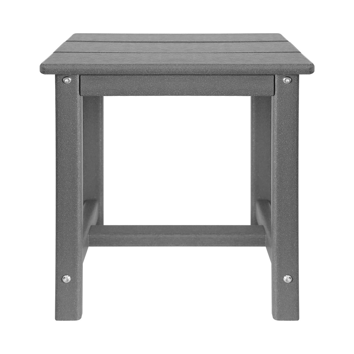 GardenSTAR assembly-ready side table; quick setup in minutes.