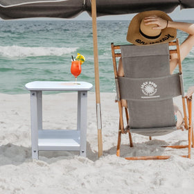 Gardenstar Adirondack square side table patio pairing with chairs for relaxing outdoor spaces.