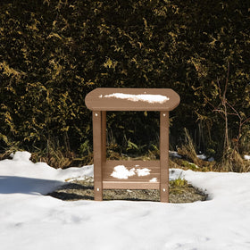 GardenStar compact dimensions 16.5-inch diameter designed for small spaces.